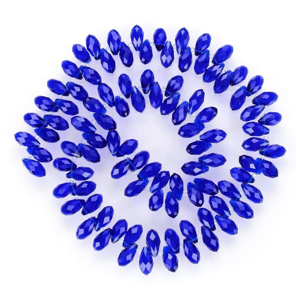6223 500pcs Czech 12mm Faceted Teardrop Briolette Crystal Glass Loose Beads